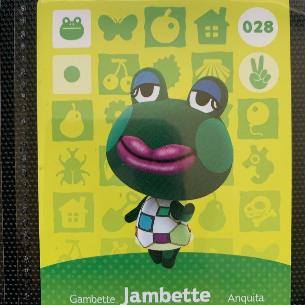 Jambette 028 - Nintendo Animal Crossing amiibo cards